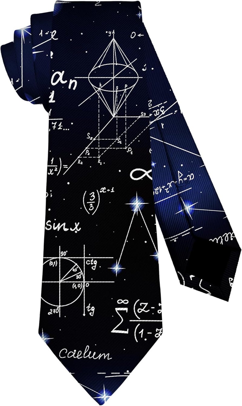 Guhothli Men's Novelty Tie Funny Necktie For Mens Wedding Party Work Casual Holiday Party - Image 1